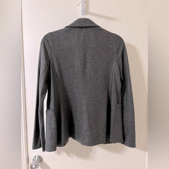 Banana Republic Wool Unstructured Blazer in Grey Size 4 - Picture 4 of 9
